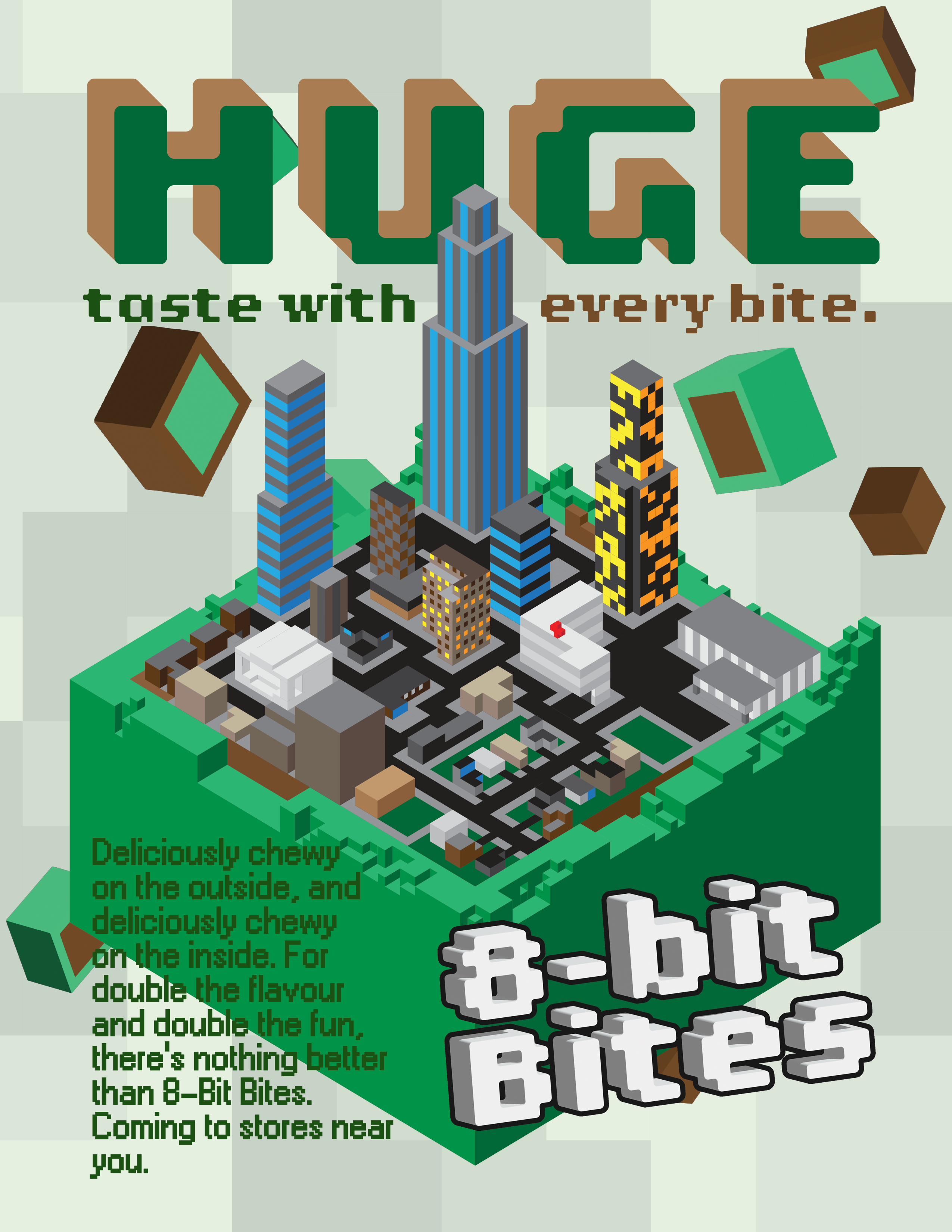 The advertisement for 8-Bit Bites.